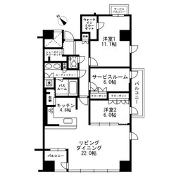 アーバンパーク代官山I/IIの物件間取画像